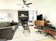 Comfortable living room with fireplace, modern furniture, and plenty of natural light at 109 Old Virginia Cir, Jonesboro, GA 30236