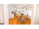 Modern kitchen with white cabinets, stainless steel appliances, eat-in area, and bright lighting. Great design at 105 Kellens Ct, Fayetteville, GA 30215