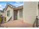 Rear deck featuring a security door and a staircase leading to the backyard at 227 River Trace Ct, Mcdonough, GA 30253