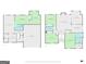 Two floor plans feature kitchen, dining room, living room, bedrooms, baths and a garage at 227 River Trace Ct, Mcdonough, GA 30253