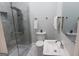 Modern bathroom featuring a glass-enclosed shower and stylish fixtures at 997 Boulevard Se, Atlanta, GA 30312