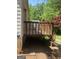 View of the wooden back deck at 1047 Plantation Nw Way, Kennesaw, GA 30144