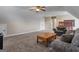 Spacious bonus room featuring neutral walls and plush carpeting, a versatile living area at 2076 Towne Mill Ave, Canton, GA 30114