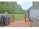 View from the deck into the fenced backyard at 175 Thomas Overby Dr, Sharpsburg, GA 30277