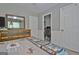 Bedroom view shows a wooden dresser, television, and a converted closet office space at 175 Thomas Overby Dr, Sharpsburg, GA 30277