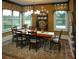 Inviting dining room with a wooden table, decorative chairs, and seasonal decorations at 315 Westbourne Dr, Tyrone, GA 30290