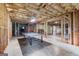 Spacious unfinished basement featuring exposed framing and insulation, ready for customization and expansion at 215 Sheridan Ln, Peachtree City, GA 30269