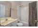 Bathroom featuring a white sink vanity combination with a shower and tub at 5 Renfroe Ct, Decatur, GA 30030