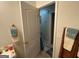 Small bathroom featuring modern sink, faucet, towel racks, and light fixture at 1255 Chinon Pt, Lithonia, GA 30058