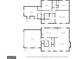 Two-story floor plan featuring bedrooms, bathrooms, kitchen, dining, living spaces, and garage at 185 Chimney Springs, Tyrone, GA 30290
