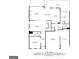 Layout of the main floor featuring a Gathering room, kitchen, dining area, office/bedroom, and a two-car garage at 10140 Grandview Sq, Duluth, GA 30097