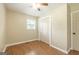 This bedroom has hardwood floors and a closet at 40 N Villa Rd, Villa Rica, GA 30180