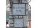 Peachtree Park historical sign featuring vintage stone and lettering at 32 Highland Ne Dr, Atlanta, GA 30305