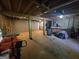 Unfinished basement space with exposed beams ready for customization and ample storage at 3244 Harbor Woods Rd, Decatur, GA 30034
