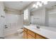 Bright bathroom with a bathtub, toilet, vanity, mirror, and tiled floors, creating a clean and functional space at 507 Rippling Dr, Temple, GA 30179