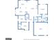 Detailed floor plan showcasing the layout of the house, including room dimensions at 1000 Arbor Forest Sw Way # 1000, Marietta, GA 30064