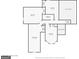 Upstairs floor plan shows the bedrooms, Gathering room, laundry, and bathrooms at 205 Huntwood Ct, Ellenwood, GA 30294