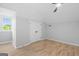 Open bedroom with hardwood floors, double closets, and a ceiling fan at 378 Grant Park Se Pl, Atlanta, GA 30315