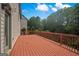 Large wooden deck perfect for outdoor entertaining and enjoying the surrounding nature at 2548 Kickerillo Se Way, Atlanta, GA 30316