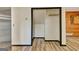 Bright, empty closet with wood-paneling near the back at 401 Waterwood Bnd, Peachtree City, GA 30269