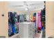 Spacious walk-in closet with custom shelving and ample storage space at 425 Wendy Ct, Mcdonough, GA 30252