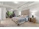 Spacious main bedroom featuring carpet flooring and a large headboard at 881 Whittington Sw Pkwy, Marietta, GA 30060
