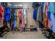 Walk-in closet with metal shelving and hanging racks at 1484 Stephens Pond Vw, Loganville, GA 30052