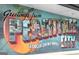 Colorful mural art with the text Greetings from Peachtree City Georgia on my mind at 120 Masters N Dr, Peachtree City, GA 30269