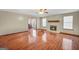 Inviting living room features a fireplace and wood flooring, creating a warm and cozy atmosphere at 175 Laney Ct, Mcdonough, GA 30252