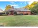 Expansive backyard with lush green lawn surrounding a beautiful brick home at 248 Montrose Dr, Mcdonough, GA 30253