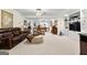 Expansive basement featuring a seating area, a bar, and a game area, designed for entertaining at 248 Montrose Dr, Mcdonough, GA 30253