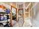 Hallway leading to the attic, the attic offers potential for storage or conversion into living space at 248 Montrose Dr, Mcdonough, GA 30253