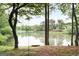 Relaxing lakeside view with trees and foliage, featuring a rope swing at 2770 Stonehill Way, Cumming, GA 30041