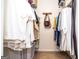 Spacious walk-in closet with plenty of room for storage at 830 Montego Sw Way, Lilburn, GA 30047