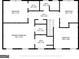Second-floor plan featuring the primary bedroom, three additional bedrooms, walk in closets, and two bathrooms at 830 Montego Sw Way, Lilburn, GA 30047