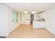 Bright basement kitchenette with white cabinets, a sink, and plenty of counter space at 830 Montego Sw Way, Lilburn, GA 30047