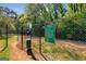Fenced community dog park with cleanup supplies and waste receptacle, plus dog park rules at 27 Lakes Edge Se Dr, Smyrna, GA 30080