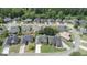 Overhead view of a well-planned neighborhood with lush greenery and spacious lots at 375 Oakpark Ter, Mcdonough, GA 30253