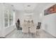 Formal dining area with contemporary lighting, wainscoting, and seating for six, perfect for entertaining at 3709 Royer Ln # 23, Hampton, GA 30228