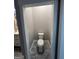 Small and tidy water closet, grey trim and hardware at 59 S Old Hwy 27, Roopville, GA 30170