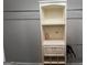 Storage closet with shelves, cabinets, and hanging rods at 59 S Old Hwy 27, Roopville, GA 30170