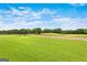 Lush green pasture surrounded by wooden fencing and mature trees at 290 Weldon Rd, Fayetteville, GA 30215