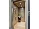 Convenient residential elevator with a modern design and smooth wooden paneling at 145 Kelmscott Ln, Fayetteville, GA 30214