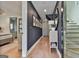 Inviting entryway with elegant decor, hardwood floors, and a view of the staircase at 145 Kelmscott Ln, Fayetteville, GA 30214