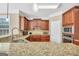 Updated kitchen featuring granite counters and stainless appliances at 204 Carmell Ct, Mcdonough, GA 30252