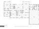 Detailed floor plan showcases the layout of rooms on the main level of this lovely home at 203 Shelby Ln, Fayetteville, GA 30215