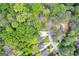 Aerial view of a neighborhood surrounded by mature trees and greenery at 2531 Hood Nw Ave, Atlanta, GA 30318