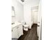 Functional bathroom with updated vanity, toilet, and shower/tub combination with classic fixtures at 1448 Pine Log Ne Rd # C, Conyers, GA 30012
