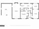 First floor plan showing the layout of the home's living spaces, including kitchen, living, and primary bedroom at 380 Grady Ave, Fayetteville, GA 30214