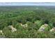 Vast aerial perspective of a community surrounded by dense, mature trees, offering a sense of privacy at 495 Stonehaven Dr, Fayetteville, GA 30215